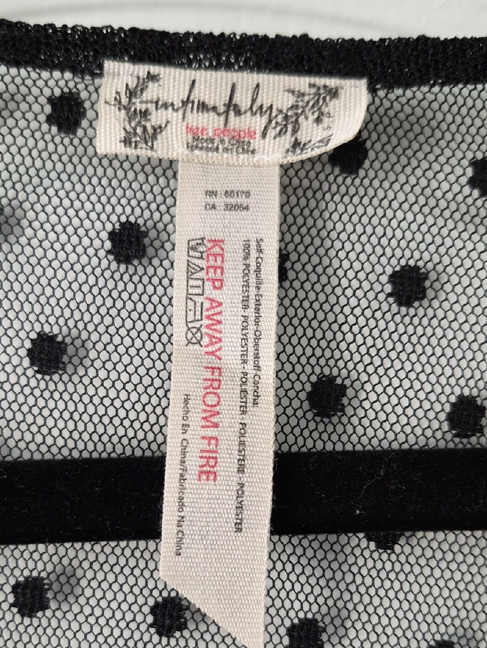 Free People Intimately Sheer Polka Dot Dress - Picture 3 of 4
